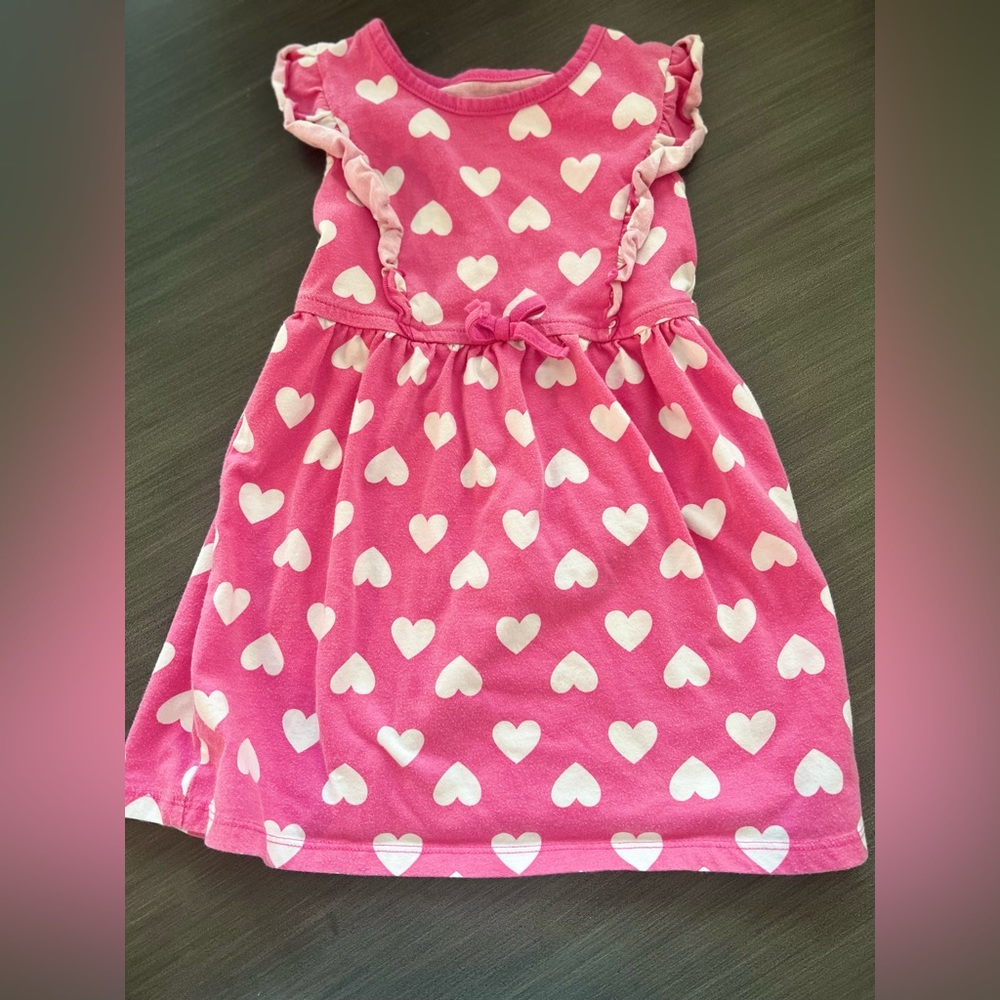 Pink heart dress